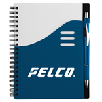 Pelco Color Wave Notebook with Pen